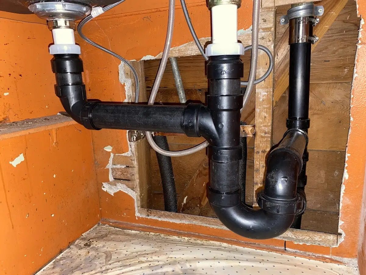 Professional Repiping Services equipment and tools on the job in North Olmsted